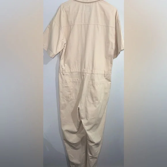 Dr. Denim Ecru Jumpsuit Womens Size M - Picture 2 of 3
